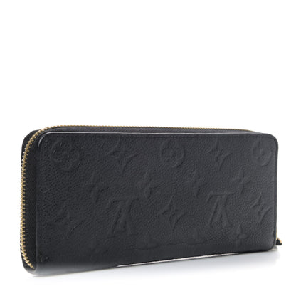 Louis Vuitton Empreinte Clemence Wallet Black 2 of 4