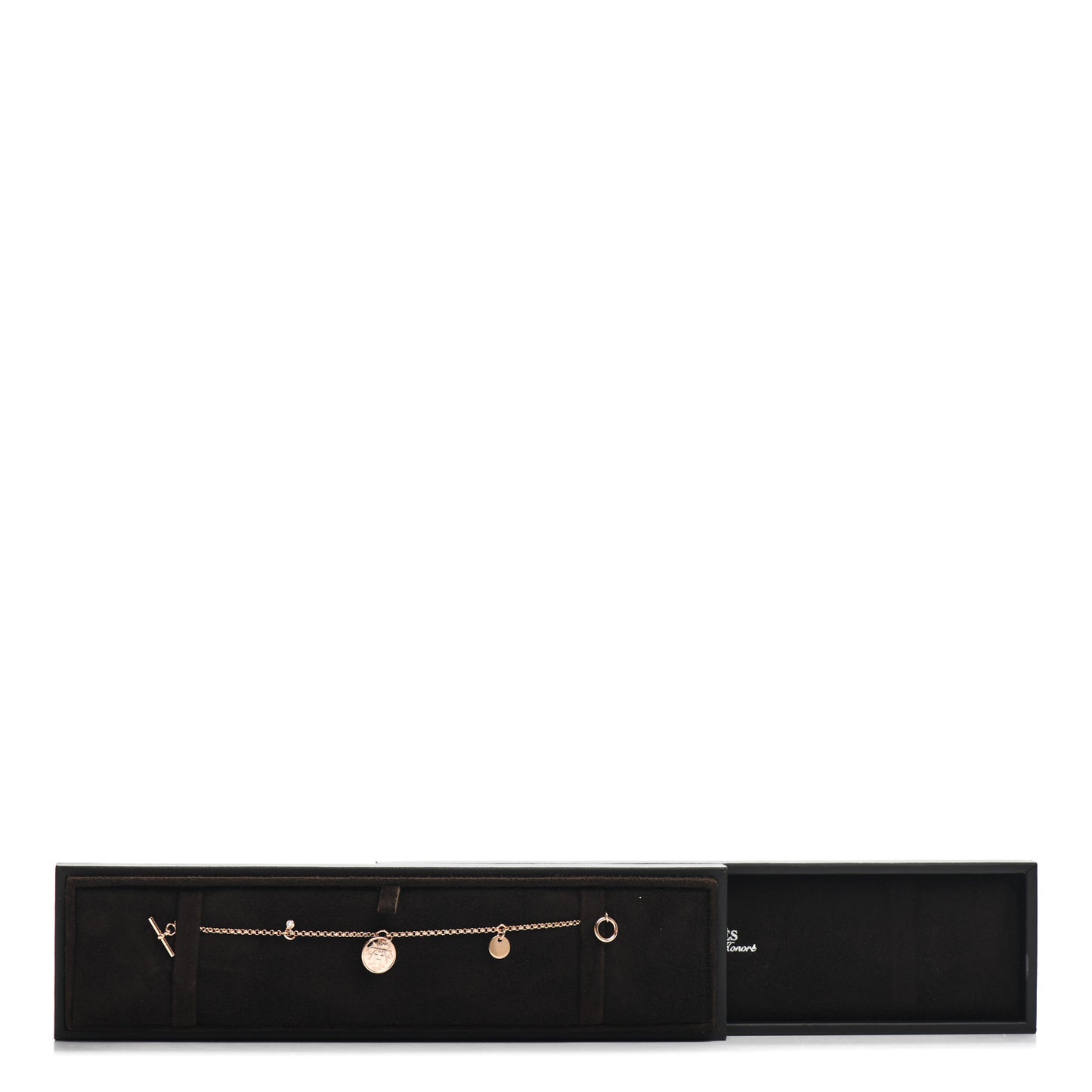18K Rose Gold Diamond PM Ex-Libris Bracelet ST