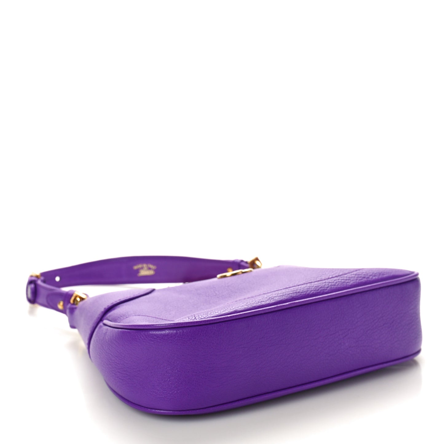 Goatskin Small Aphrodite Shoulder Bag Shine Purple