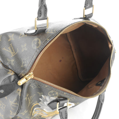 Louis Vuitton Monogram Fleur de Baroque Speedy 30 5 of 10