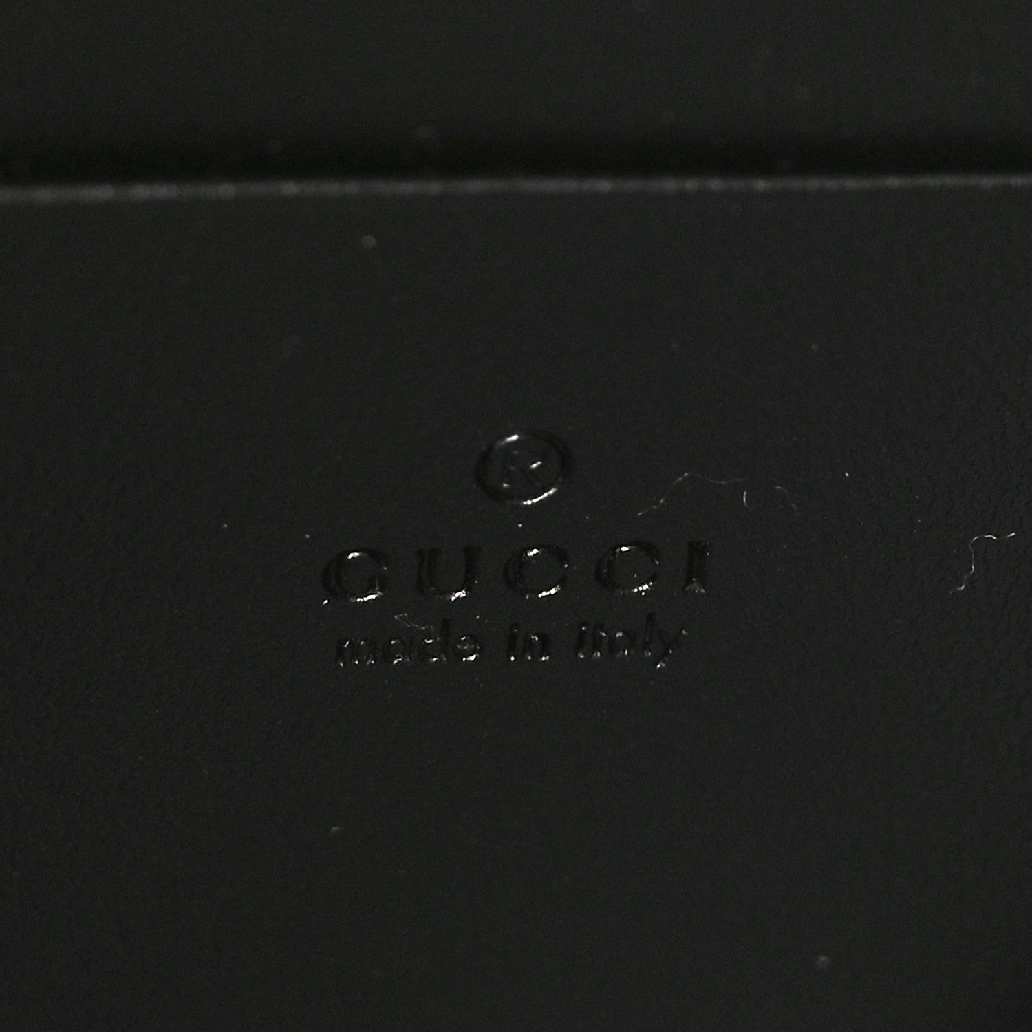 Gucci Calfskin Matelasse Aria GG Marmont Chain Wallet Black 6 of 8