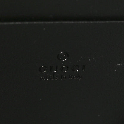 Gucci Calfskin Matelasse Aria GG Marmont Chain Wallet Black 6 of 8