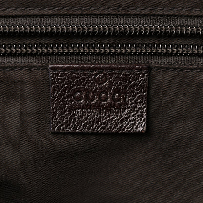 Gucci Monogram Small Flap Messenger Bag Beige Dark Brown 6 of 21