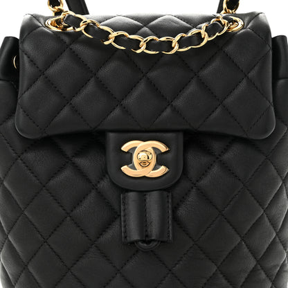 Chanel Calfskin Quilted Mini Urban Spirit Backpack Black 8 of 10