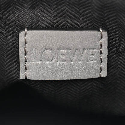 Loewe Supple Smooth Calfskin Jacquard Small Cubi Crossbody Bag Asphalt Grey 6 of 10