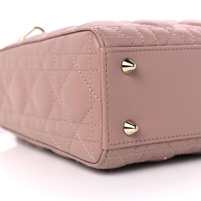 Christian Dior Lambskin Cannage Small My ABCDior Lady Dior Fard 7 of 8