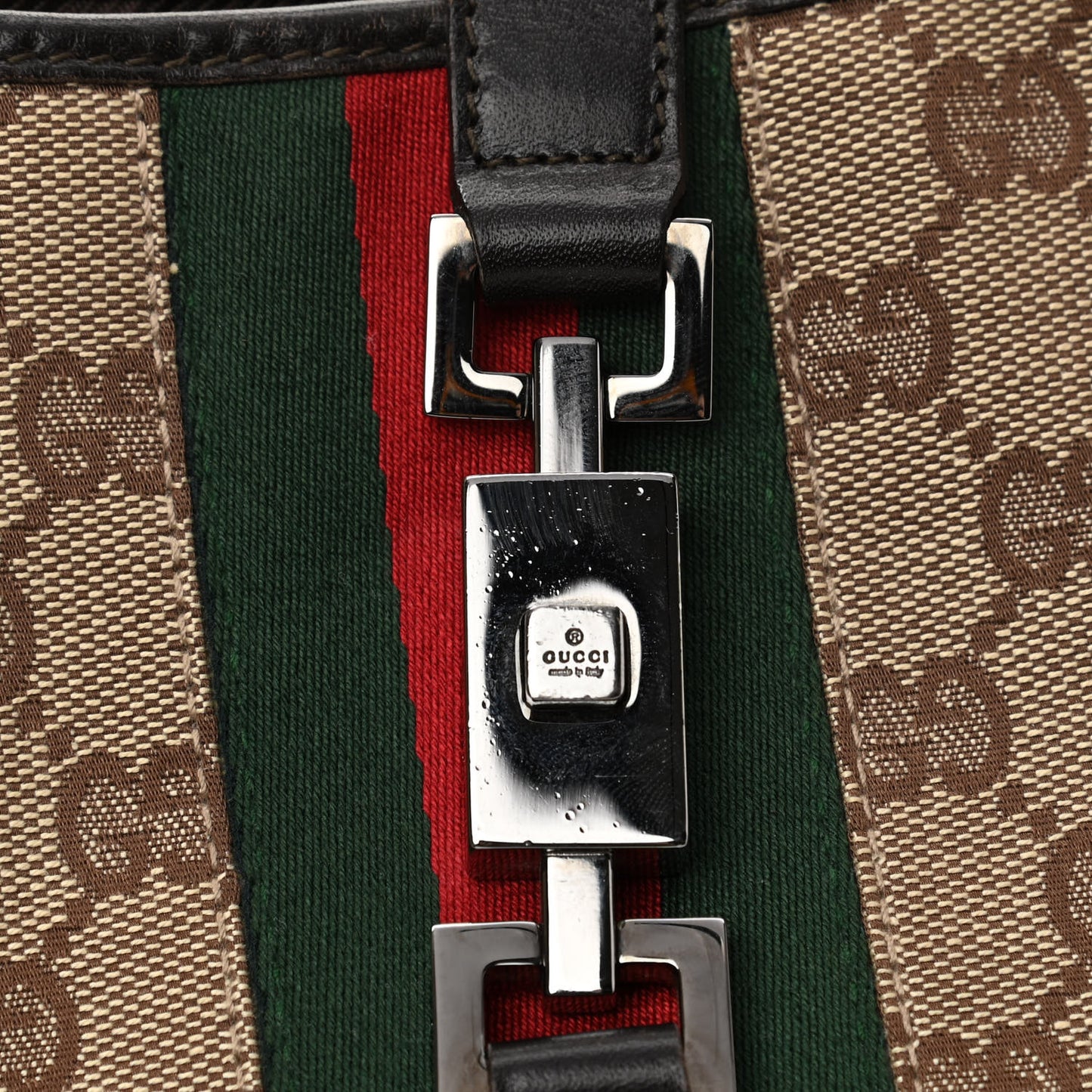 Monogram Web Jackie O Hobo Dark Brown