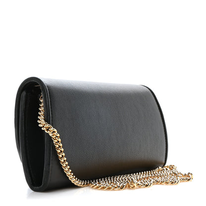 Gucci Roxy Calfskin Blondie Continental Chain Wallet Black 3 of 10