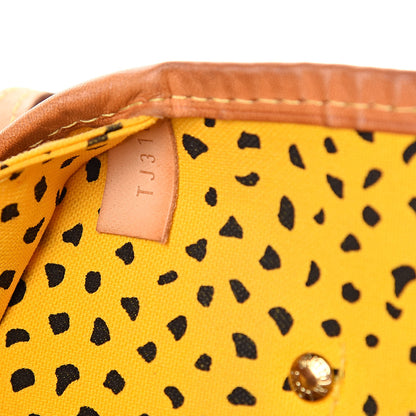 Louis Vuitton Monogram Kusama Waves Neverfull MM Yellow 8 of 11