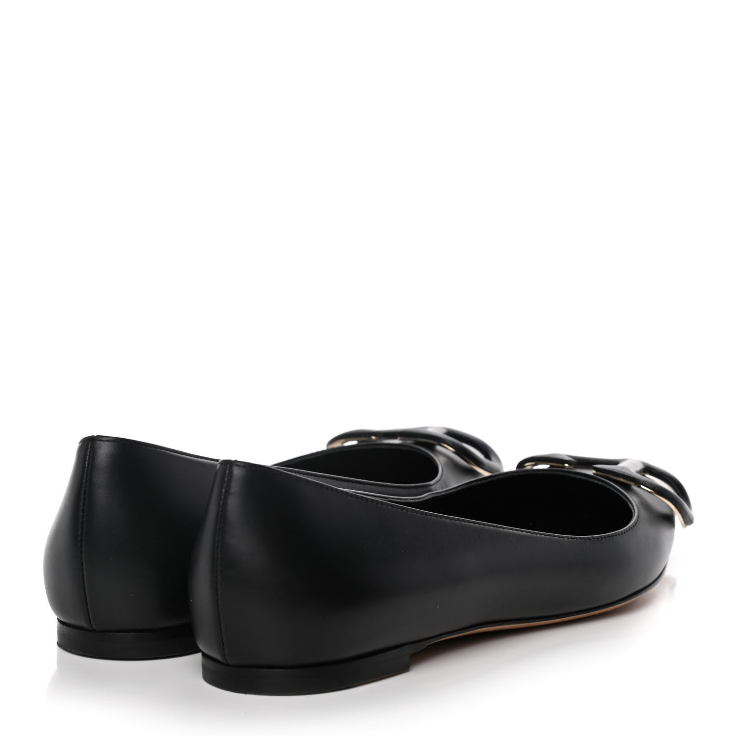Valentino Garavani Nappa Vlogo Flats 36.5 Black 4 of 13
