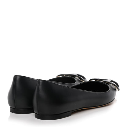 Valentino Garavani Nappa Vlogo Flats 36.5 Black 4 of 13