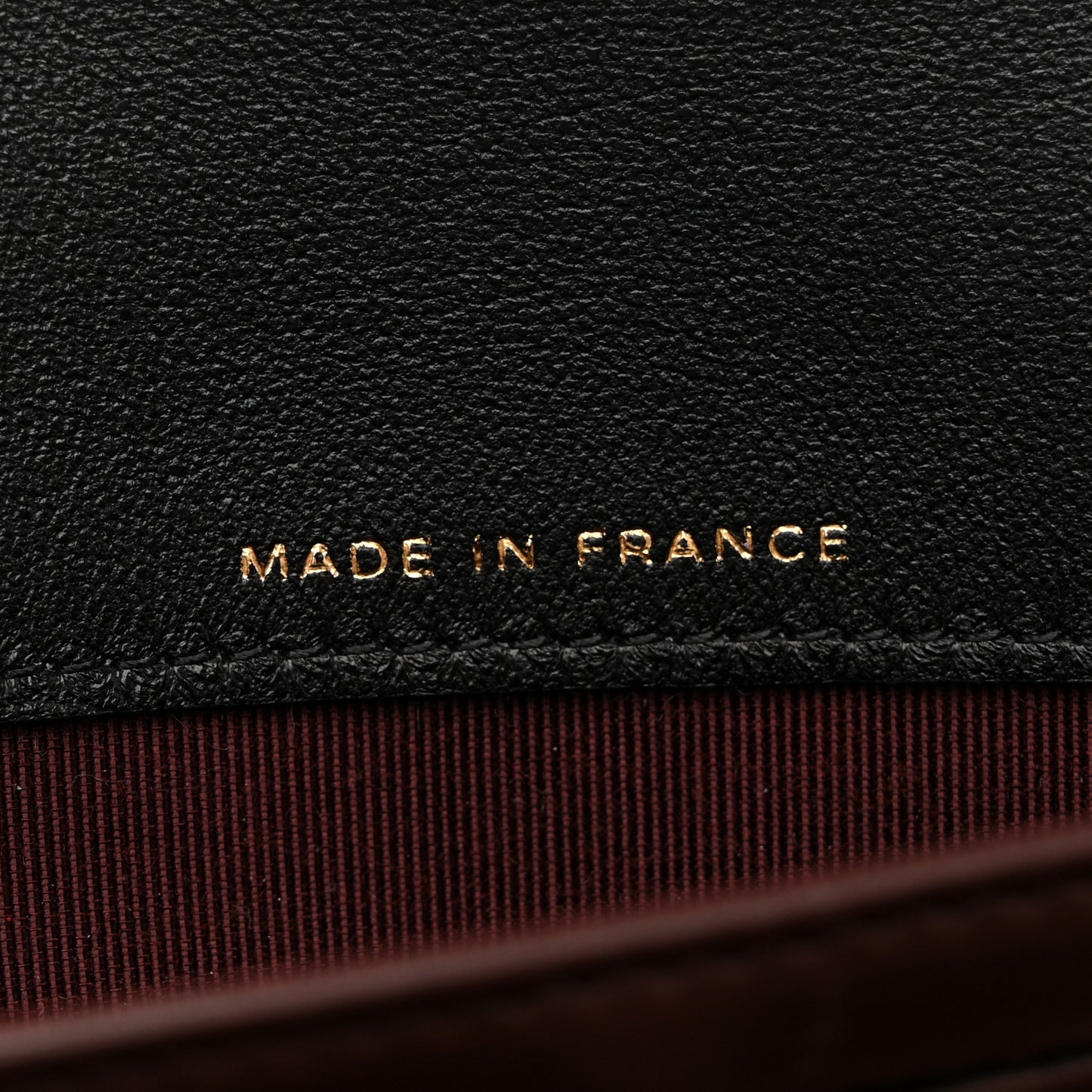 Lambskin Quilted Large Gusset Flap Wallet Black