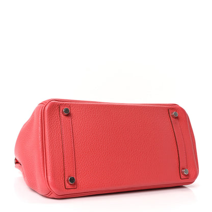 Hermes Togo BIRKIN 30 Bougainvillea 4 of 10