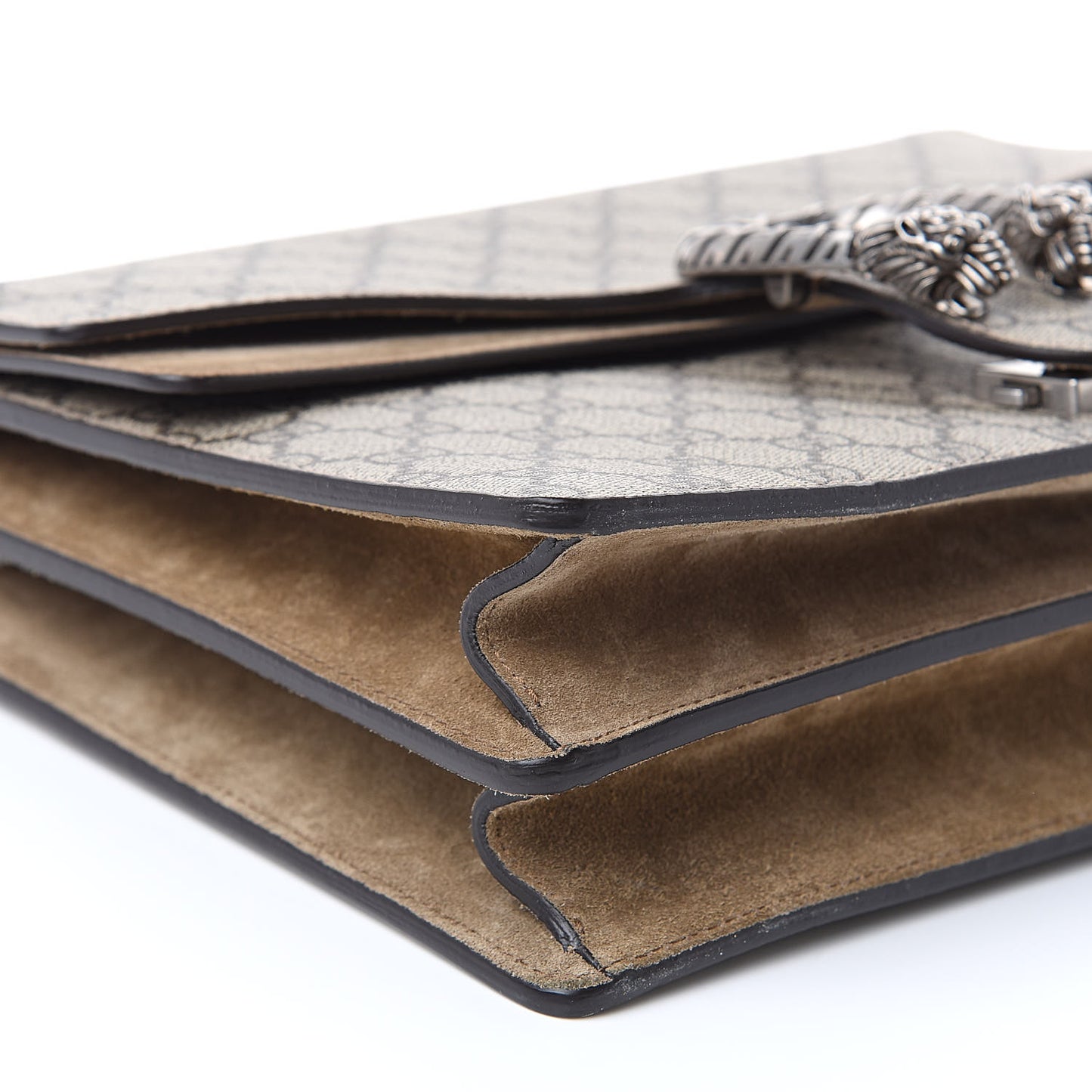 GG Supreme Monogram Medium Dionysus Shoulder Bag Taupe