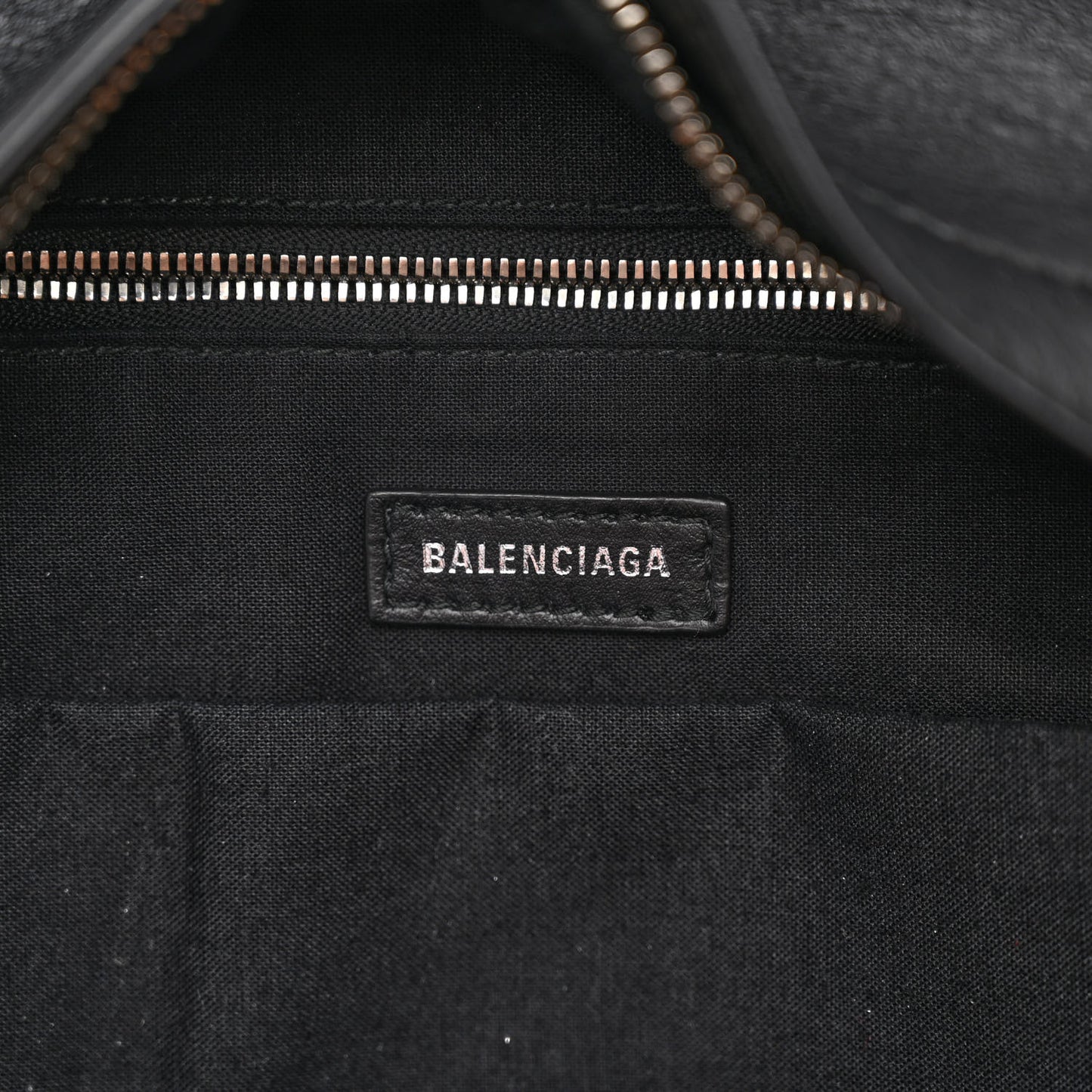 Supple Calfskin Signature Logo Small Everyday Backpack Black