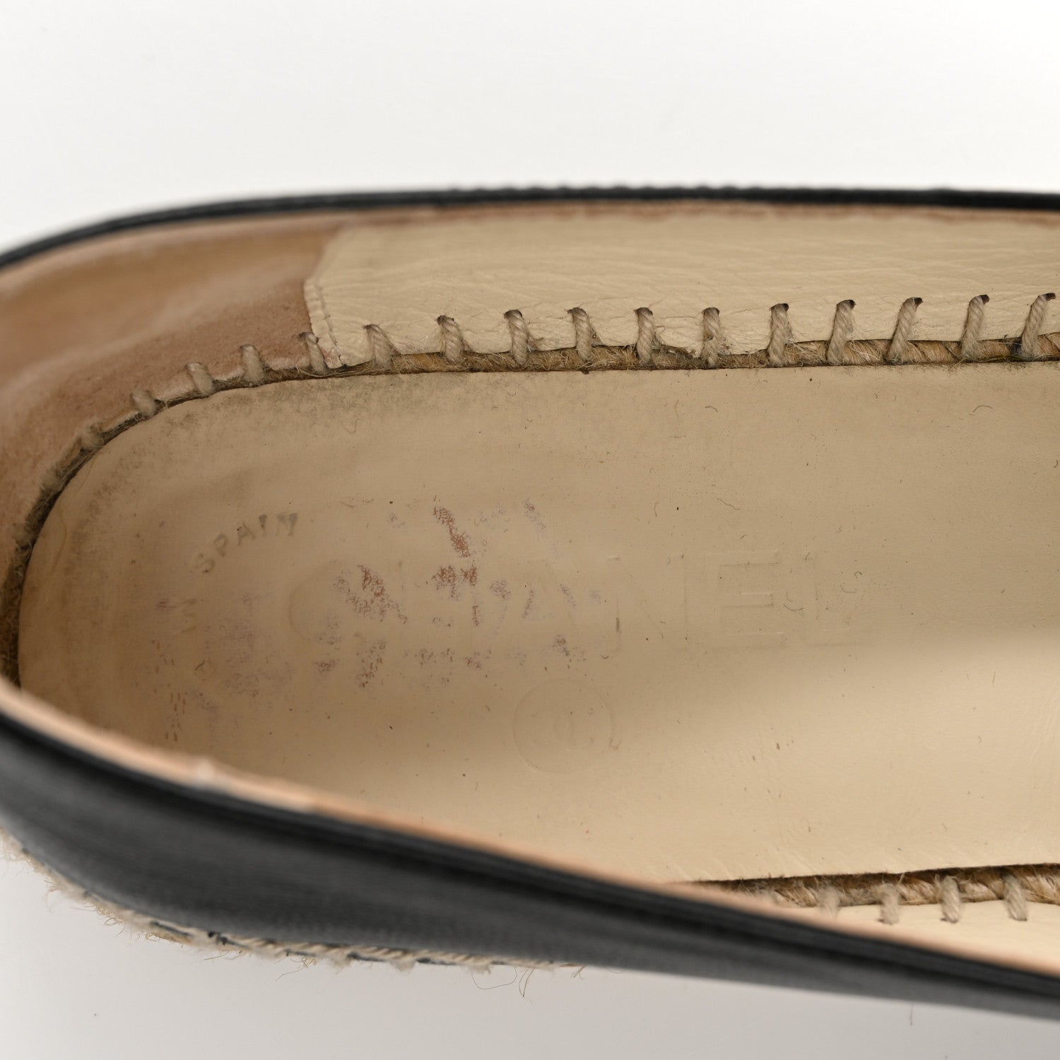 Chanel Lambskin CC Espadrilles 38 Black 7 of 11