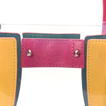 Christian Louboutin PVC Calfskin Spiked Medium Paloma Multicolor 6 of 10