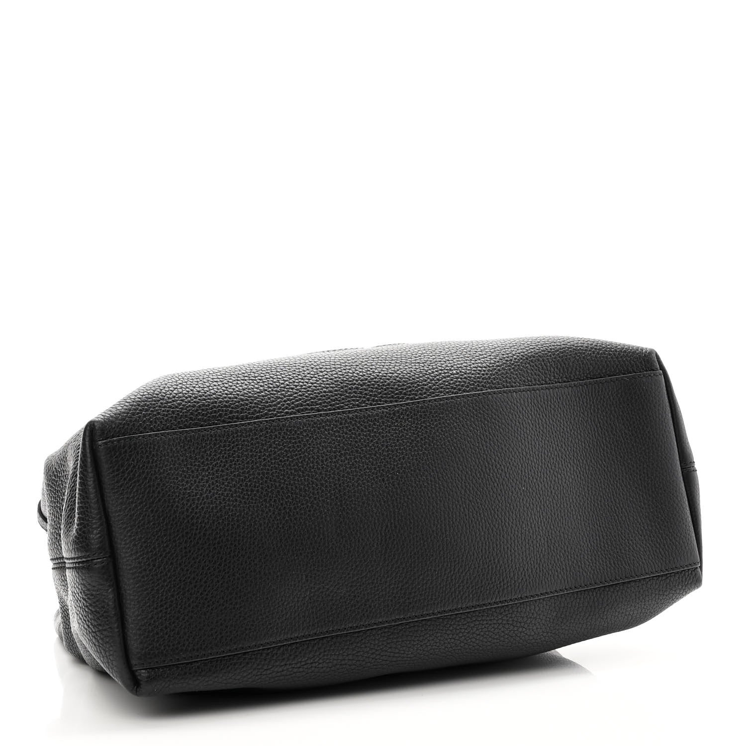 Gucci Pebbled Calfskin Medium Soho Chain Shoulder Bag Black 4 of 10