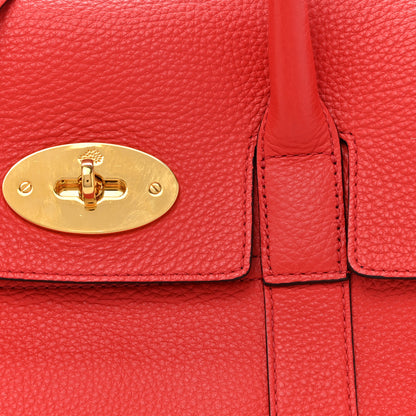 Mulberry Classic Grain Small Bayswater Satchel Scarlet Red 7 of 14