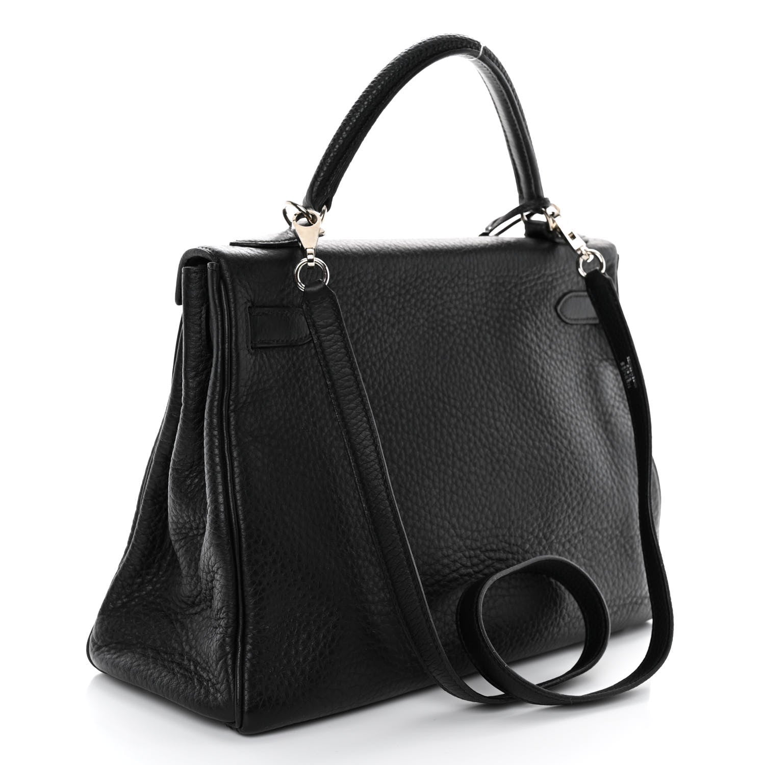 Hermes Fjord Kelly Retourne 32 Black 3 of 14
