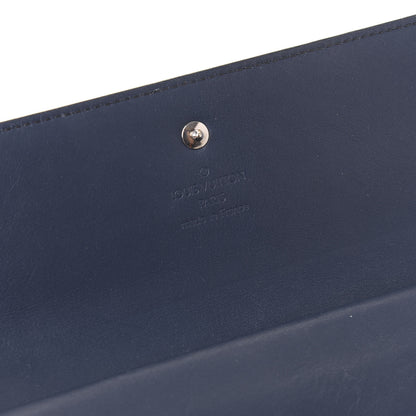 Louis Vuitton Mat Monogram Porte Tresor International Wallet Blue 7 of 8