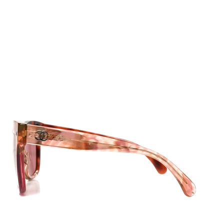 Chanel Acetate Square CC Sunglasses 71347A Tortoise Pink 3 of 7