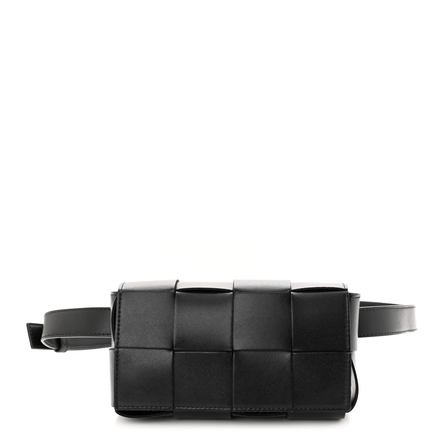 Bottega Veneta Nappa Maxi Intreccio The Belt Cassette Bag Black 1 of 9