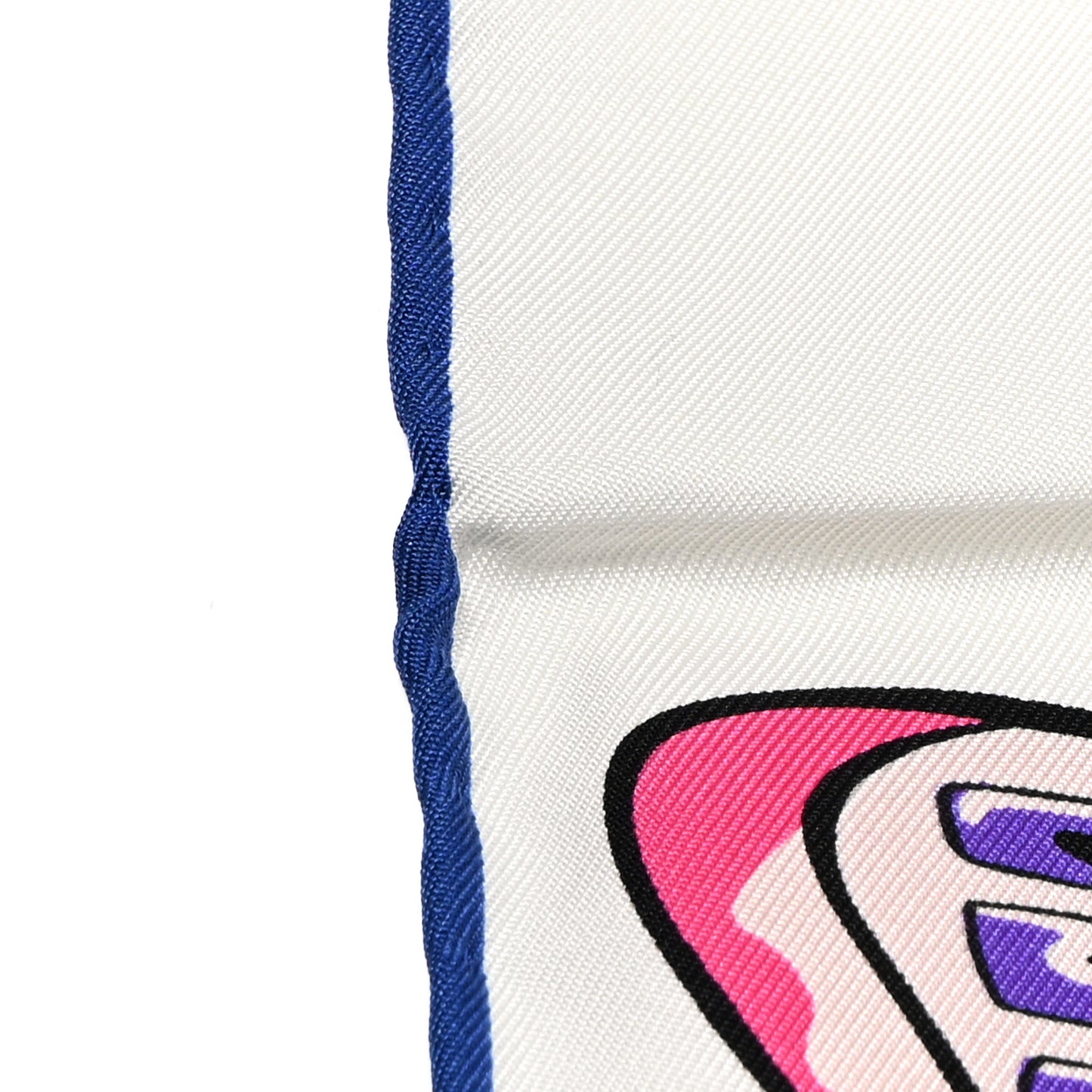 Silk World Of Love Butterfly Scarf White