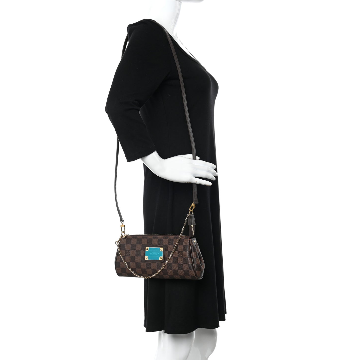 Damier Ebene Eva Clutch