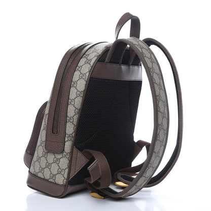 Gucci GG Supreme Monogram Calfskin Web Small Ophidia Day Backpack Beige Ebony New Acero 3 of 10
