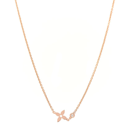 Louis Vuitton 18K Pink Gold Diamond Idylle Blossom Pendant Necklace 1 of 7