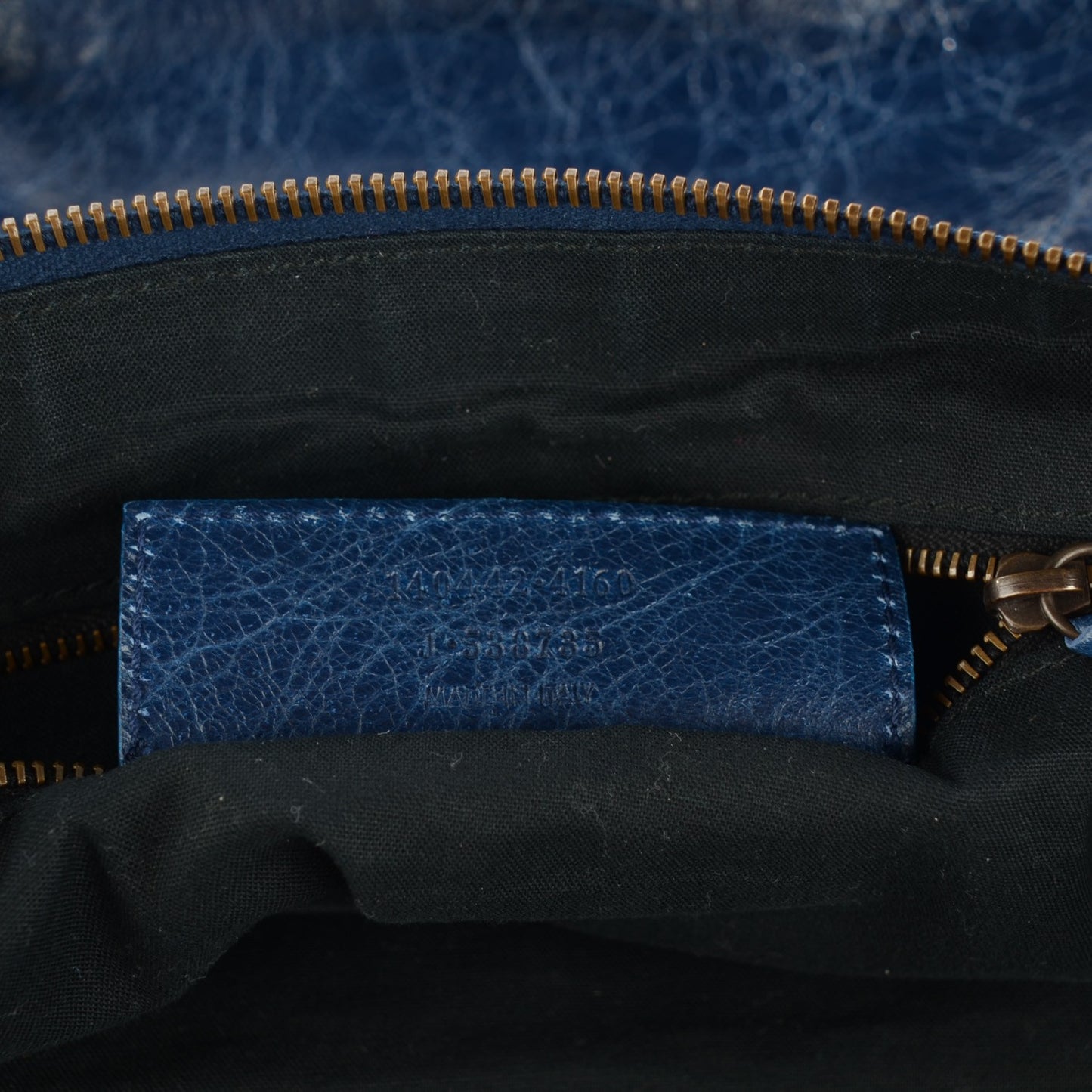 Agneau Classic Hardware Day Hobo Bleu Mineral