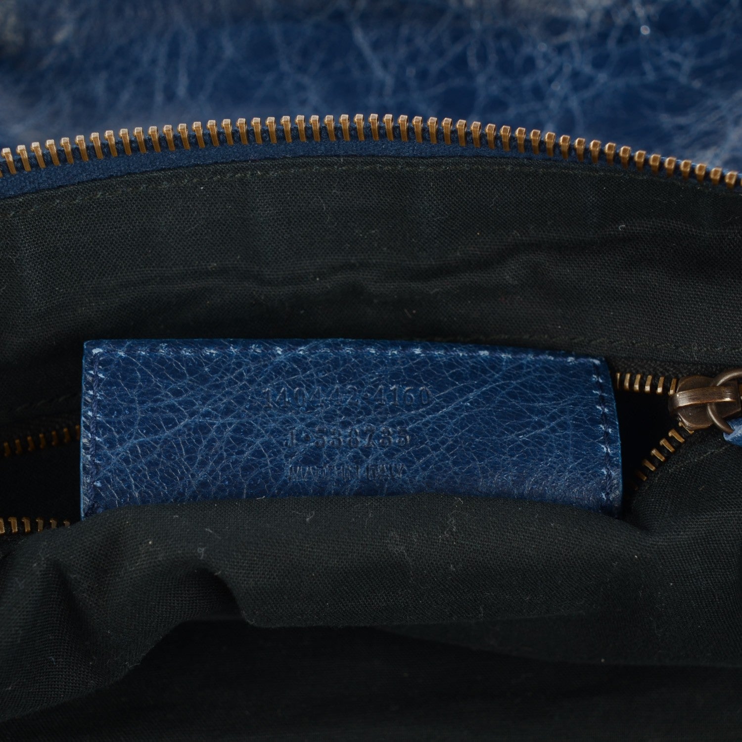 Balenciaga Agneau Classic Hardware Day Hobo Bleu Mineral 6 of 7