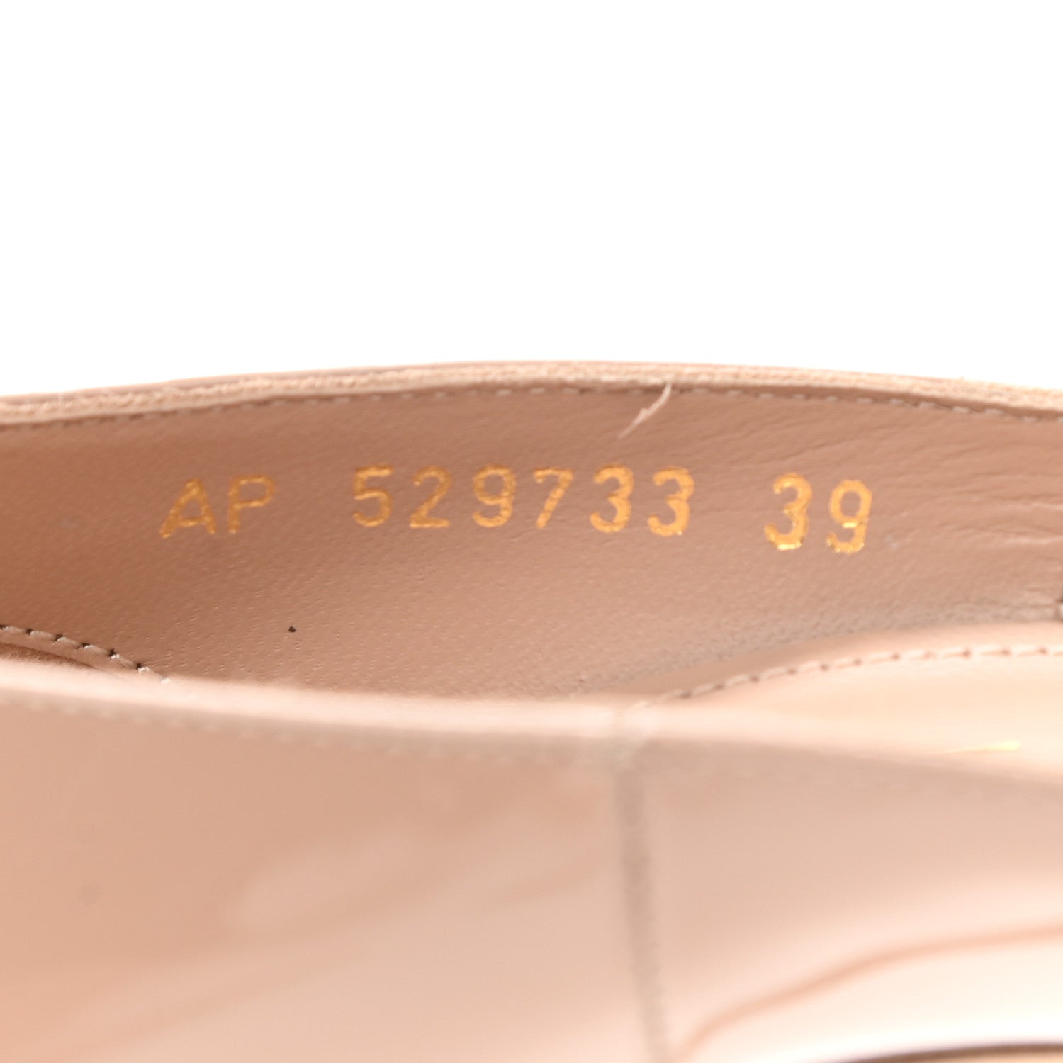 Saint Laurent Patent Calfskin Zoe 105 Pump 39 Nude 8 of 11