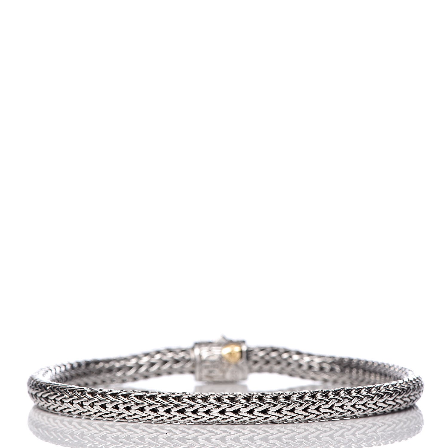 John Hardy Sterling Silver Diamond 5mm Classic Chain Bracelet 3 of 4