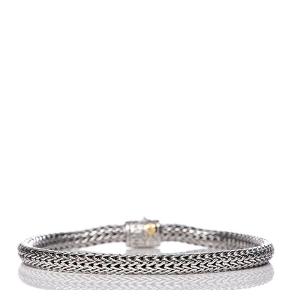 John Hardy Sterling Silver Diamond 5mm Classic Chain Bracelet 3 of 4