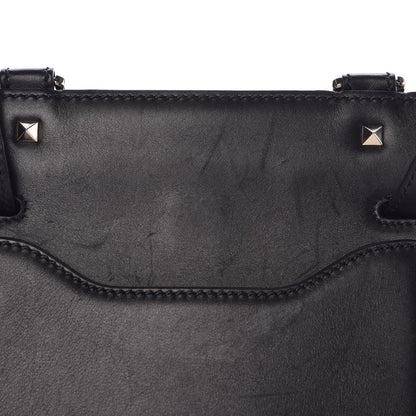 Valentino Garavani Calfskin Studded Small Joylock Satchel Black 10 of 15