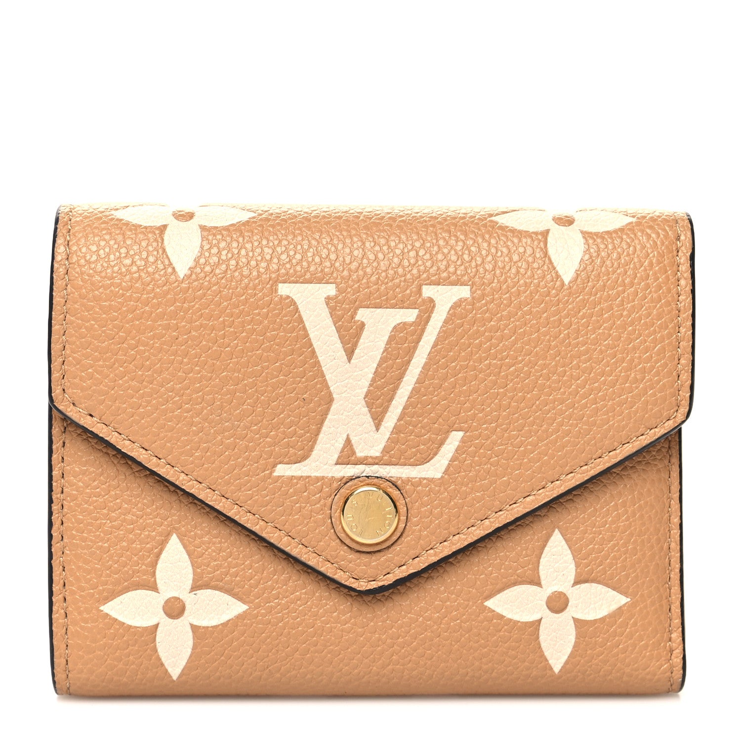 Louis Vuitton Empreinte Monogram Giant Victorine Wallet Arizona Creme 1 of 9