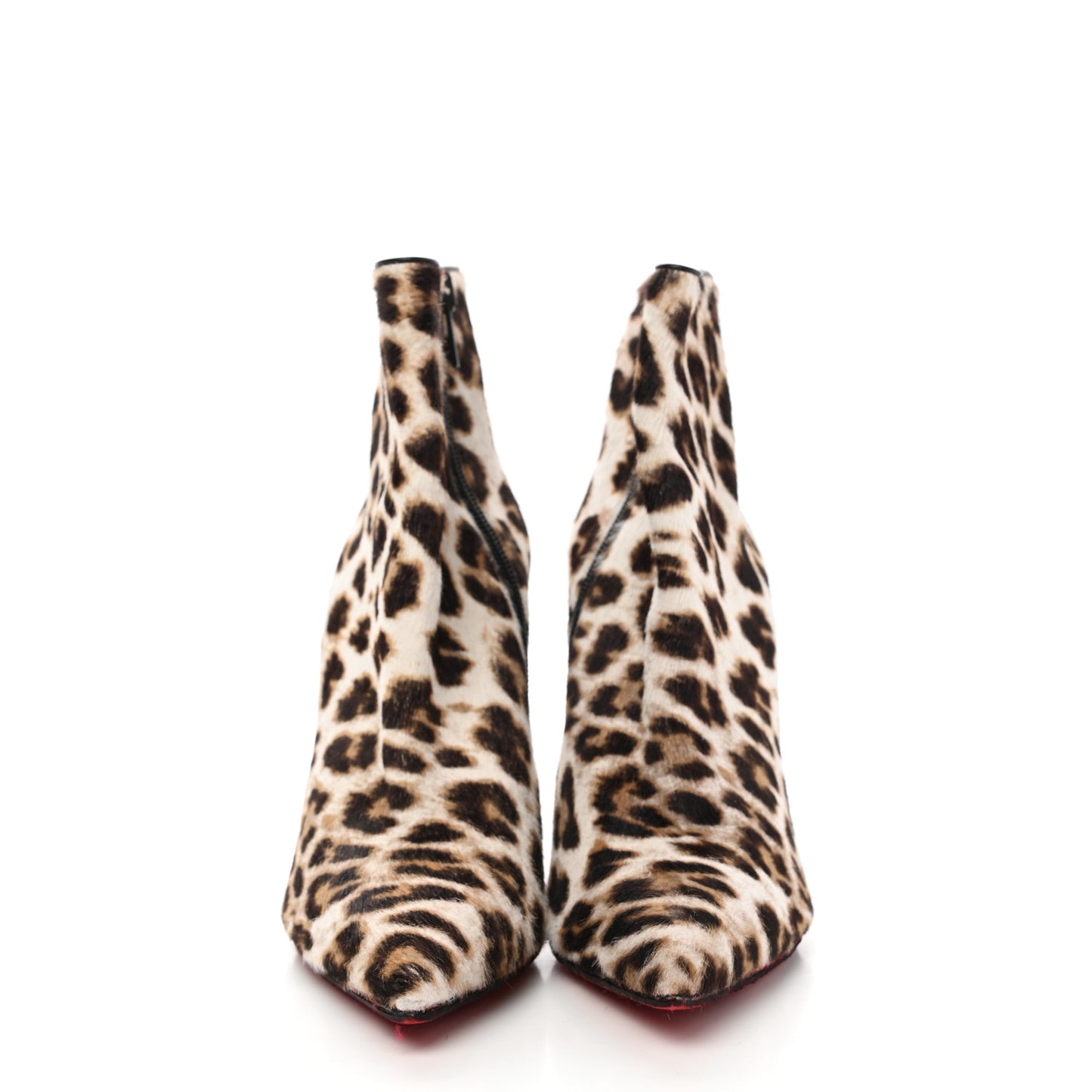 Calf Hair Leopard Print So Kate Booty 100 Ankle Boots 37.5 Brown