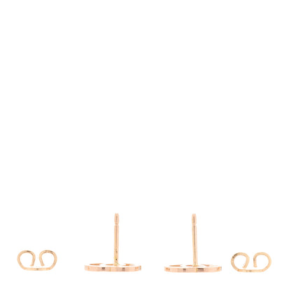 Gucci 18K Rose Gold GG Tissue Stud Earrings 3 of 5