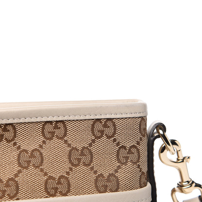 Gucci Monogram Medium Flat Messenger Bag Off White 10 of 11
