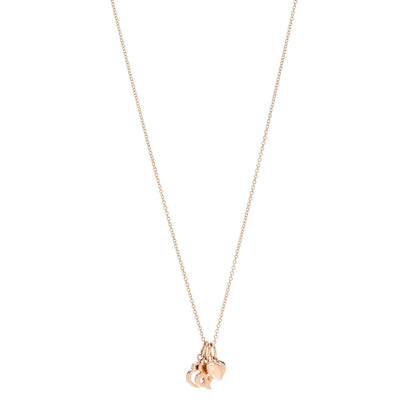 Tiffany 18K Rose Gold Naughty and Nice Pendant Necklace 1 of 6