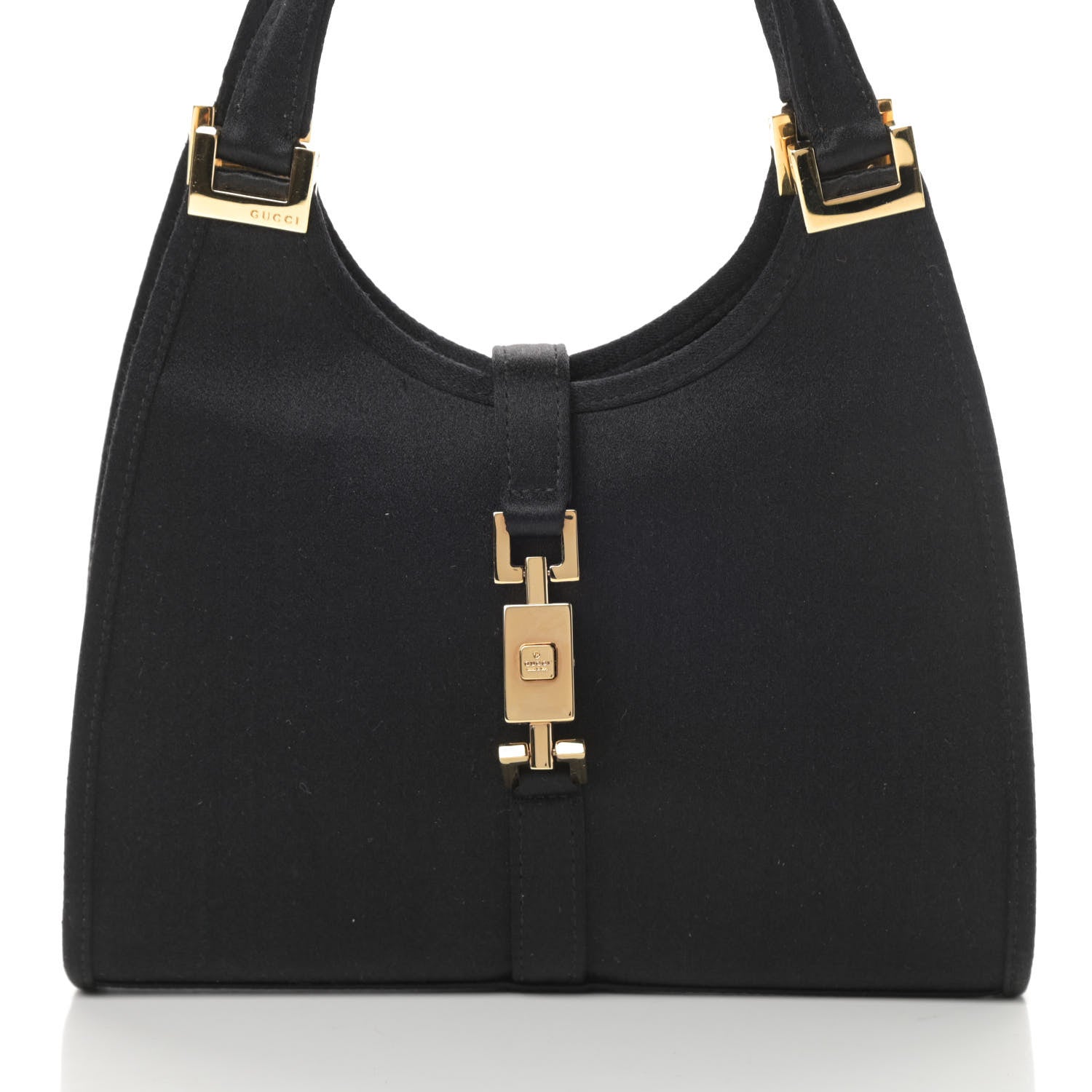 Gucci Nylon Small Bardot Shoulder Bag Black 8 of 11