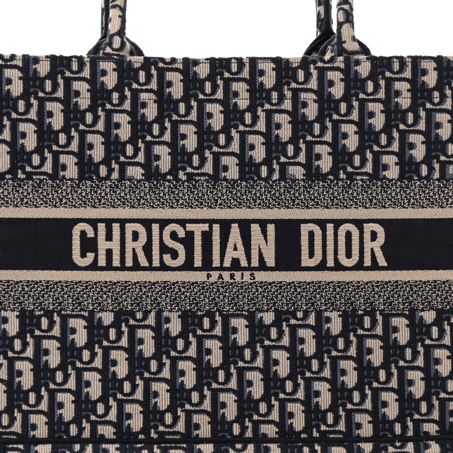 Christian Dior Oblique Medium Book Tote Blue Multicolor 8 of 11