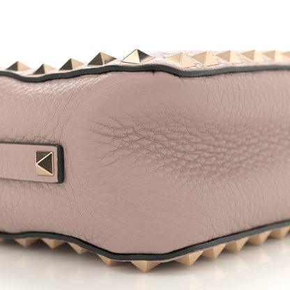 Valentino Garavani Pebbled Calfskin Rockstud Camera Crossbody Bag Poudre 8 of 11