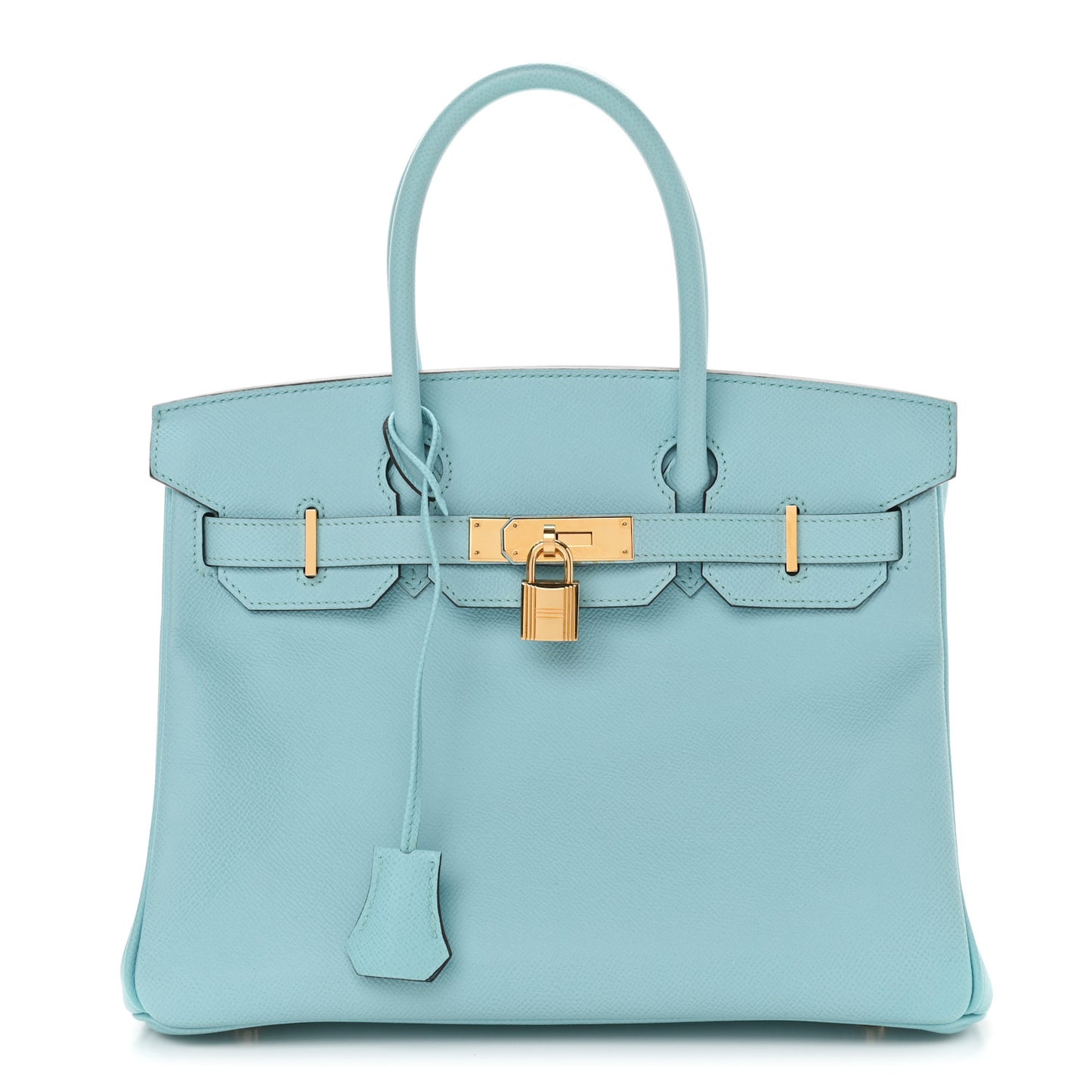 Epsom Birkin 30 Bleu Atoll