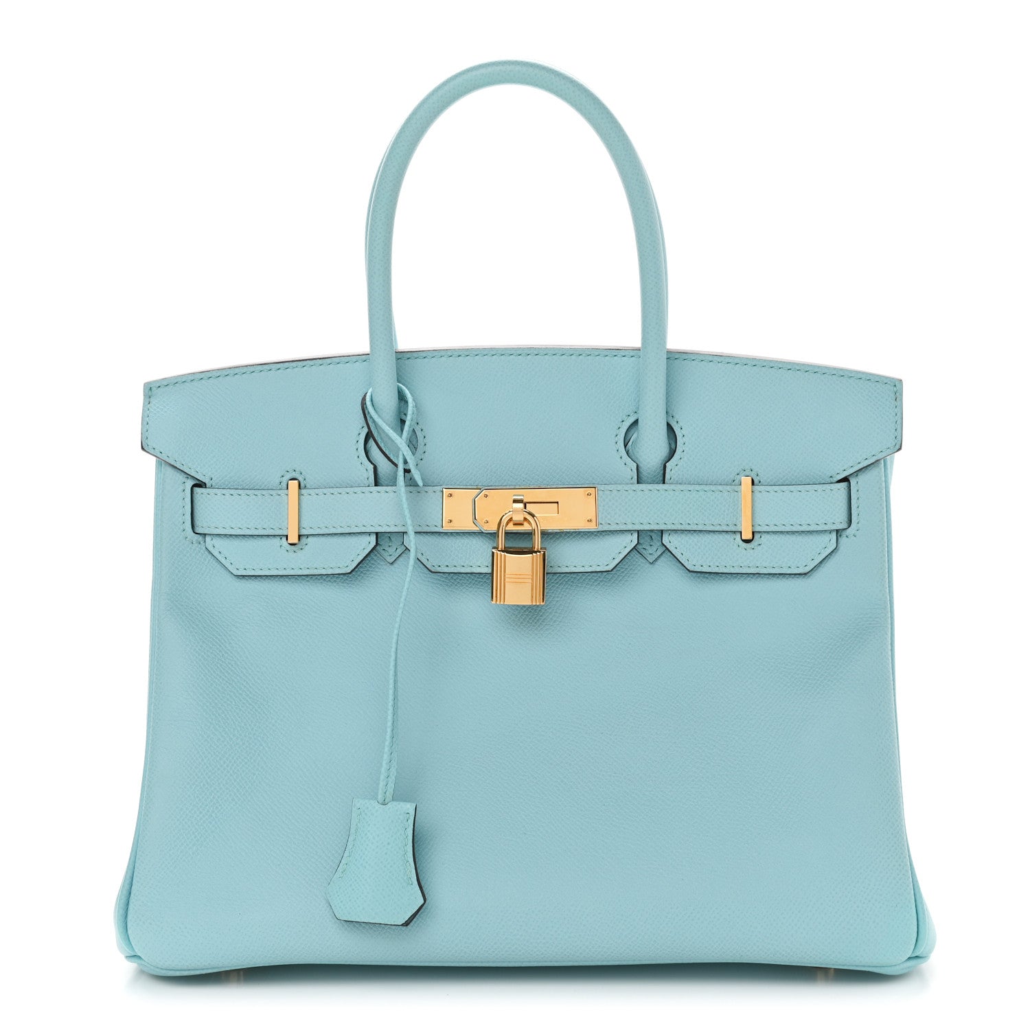 Hermes Epsom Birkin 30 Bleu Atoll 1 of 10