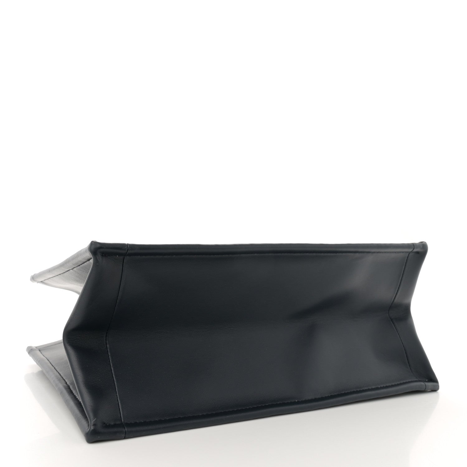 Christian Dior Oblique Calfskin Medium Book Tote With Strap Blue Multicolor Blue Multicolor 4 of 12