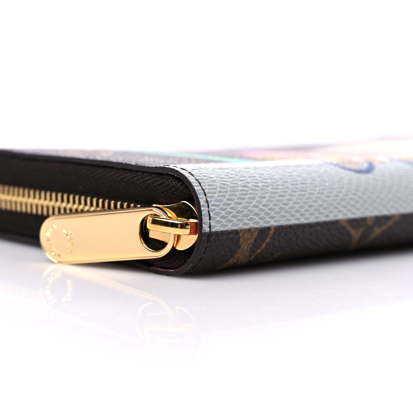 Monogram 2022 Christmas Animation Paris Zippy Wallet Pink