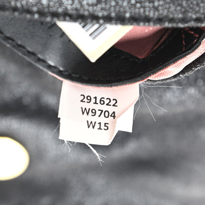 Stella McCartney Shaggy Deer Pearl Studded Falabella Crossbody Clutch Black 6 of 10